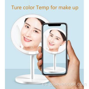 Espejo de maquillaje de dormitorio con luz LED OEM Cosmetic LED Espejo